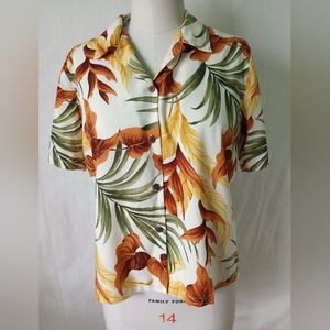 Hawaiian Reserve Collection Shirt L Retro Tiki VLV
